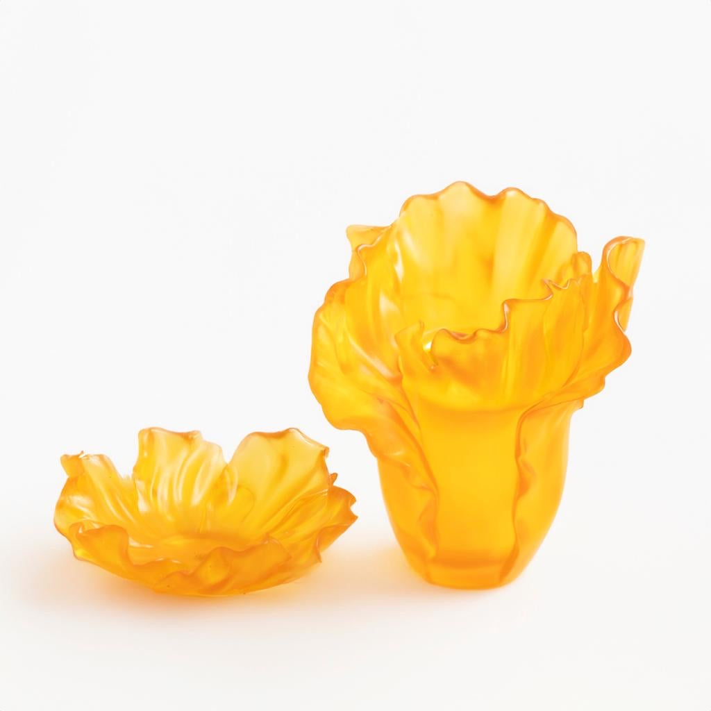 Yellow Handmade Resin Mubkhar Set